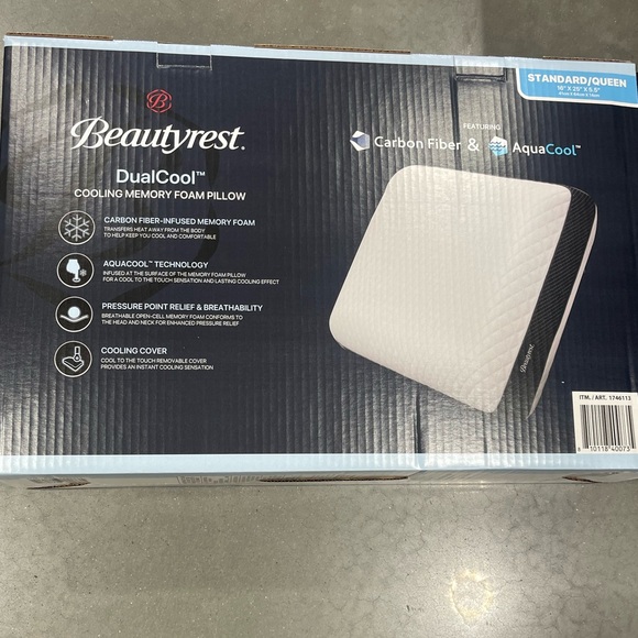 Beautyrest DualCool™COOLING MEMORY FOAM PILLOW - Picture 2 of 4